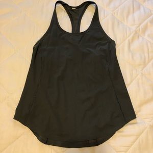 Lululemon 4 dark charcoal tank
